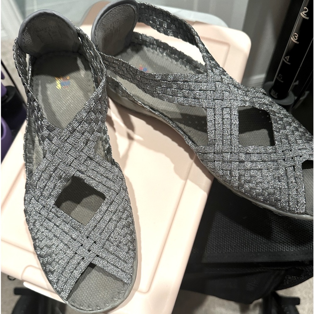 Beautiful silver flats